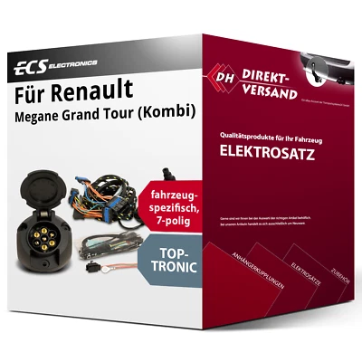 Für Renault Megane Grand Tour (Kombi) IV K9A Elektrosatz 7polig spezifisch Esatz - Bild 1 von 2