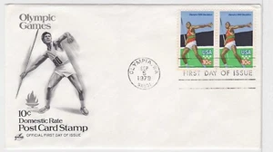 TurtlesTradingPost- Olympic Decathlon- 1979 FDC #1790 Artcraft Variety Cachet - Picture 1 of 1