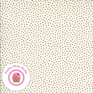 Moda REGENCY ZARAFA 42353 13 Tan Brown Polka Dot WILSON-TATE Quilt Fabric - Picture 1 of 7