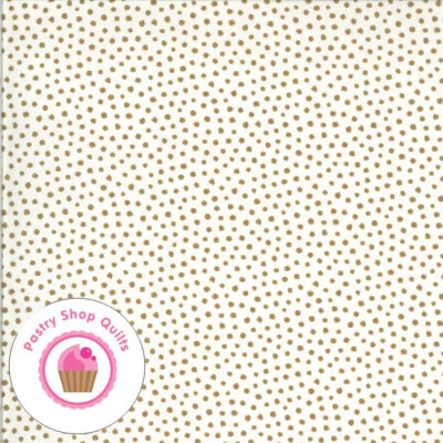 Moda REGENCY ZARAFA 42353 13 Tan Brown Polka Dot WILSON-TATE Quilt Fabric - Image 1 of 4