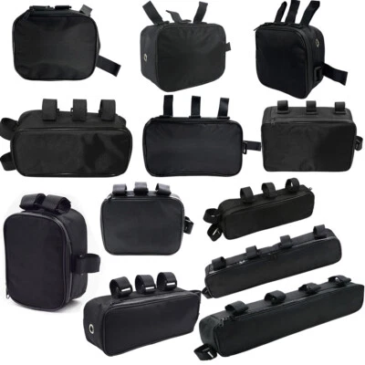 23 size Bicycle Bike Tube Frame Pack Bag Case Battery front Storage MTB Ebike - Image 1 of 4