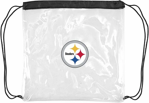 Pittsburgh Steelers Clear String Bag Cover