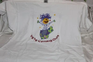 Vintage Pac Man We're coming out T-Shirt XL RARE - Picture 1 of 5