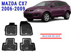 Floor Mats for Mazda CX7 2006-2009 1st & 2nd Row All Weather Rubber Mat Set SUV