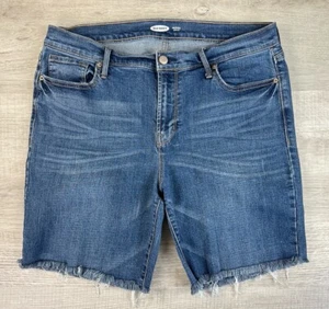 Old Navy Cut Off Jean Shorts Original Modified Denim Womens 12 (Actual 33X7) - Picture 1 of 16