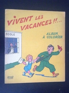 Tres Joli ancien album René Touret  livre à colorier illustré par Evariste  - Picture 1 of 5
