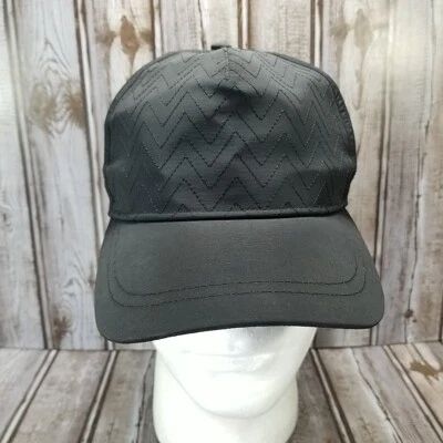 Slazenger Golf Strapback Hat Black Geometric Pattern Adjustable Baseball Cap - Image 1 of 4