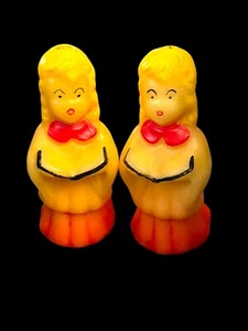 Vintage 1950s *Lot of 2 * Choir Girls Candles * Gurley’s Candles 3" - Foto 1 di 6