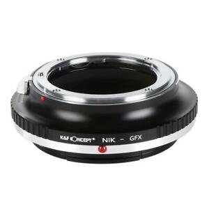 K&F Concept Adaptateur Nikon F Lentilles Sur Fuji GFX Mount Caméra, NIK-GFX