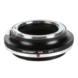 K&F Concept Adapter Nikon F Lenses To Fuji GFX Mount Camera, NIK-GFX - Picture 1 of 9