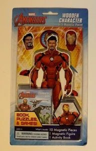Marvel AVENGERS Wooden Character with Magnetic Pieces - Picture 1 of 1