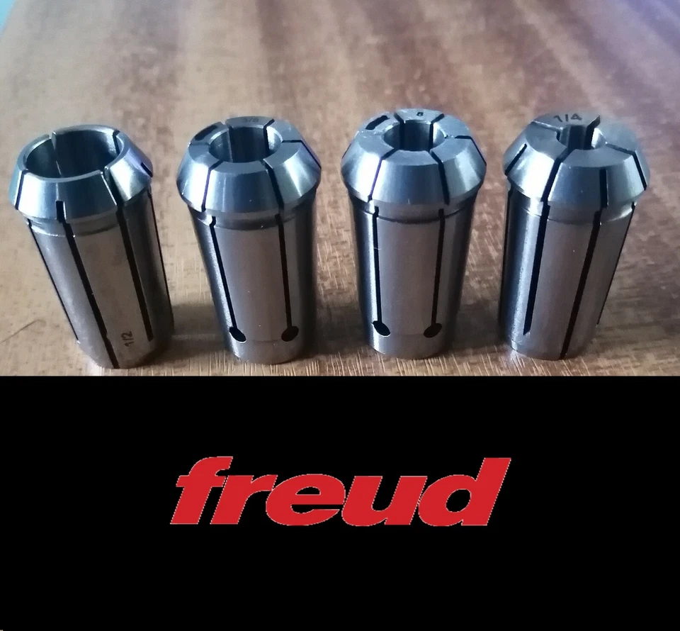 Freud Router Collet 1/2", 1/4", 3/8" & 8mm FT1700,FT2000,FT2030,FT2200,FT3000 - Image 1 of 4