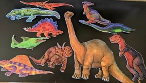 Escenas de juego de fieltro visual de Little Folks 3 juegos selva tropical, dinosaurios, playa - Imagen 1 de 7