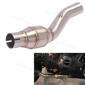 50.8mm For Benelli 302S 2019-2025 Mid Connect Link Pipe Exhaust Tips Slip On - Picture 1 of 6
