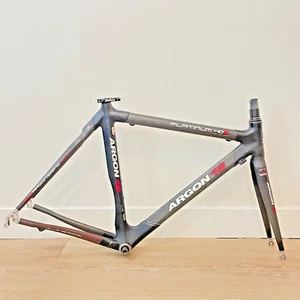 Argon 18 Platinum 54 cm Carbon Road Bike Frame Fork 700c Salsa - Picture 1 of 13