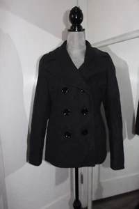 MICHAEL KORS Gray Pea Coat Women's Small - Picture 1 of 5