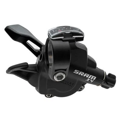 Front Left Shifter Trigger Black 3 Spd Derailleur MTB Sram X4 Bike Gear 2-Lever - Image 1 of 4