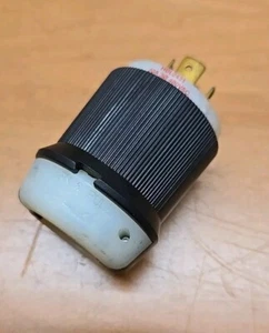 USED HUBBELL HBL2431S 20A Twist-Lock Plug 3P 4W 480VAC L16-20P BIN39 - Picture 1 of 4