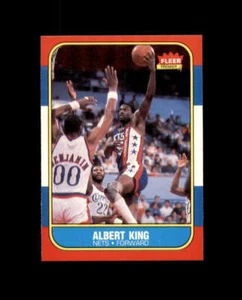 Fleer #59 1986-87 Albert King como nuevo NJ Nets Break 7 - Imagen 1 de 4