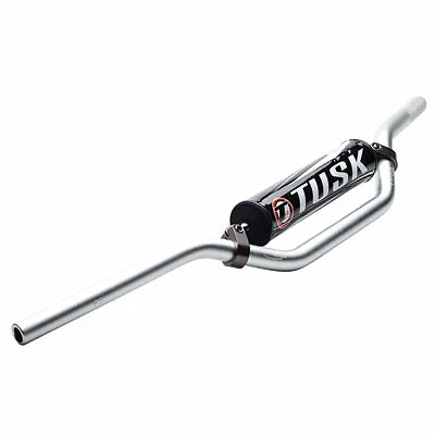 Tusk Aluminum 7/8" Handlebar KX High Bend Silver - Image 1 of 1