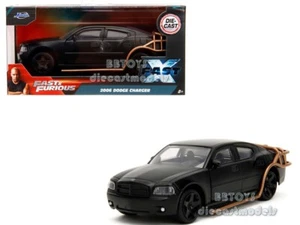 2006 DODGE CHARGER MATT BLACK "FAST & FURIOUS" 1/32  JADA 33374 - Picture 1 of 1