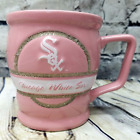 Chicago White Sox Baseball Coffee Cup Mug Pink Women's Bling Hot Cocoa Tea  EUC