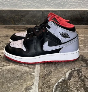 Jordan 1 Mid Bred Shadow (GS) DQ8423-006 Youth Size 4.5 No Box - Picture 1 of 11