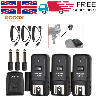 Godox Camera Wireless Radio Flash Trigger Transmitter Receiver For Canon Olympus - Image 1 of 4