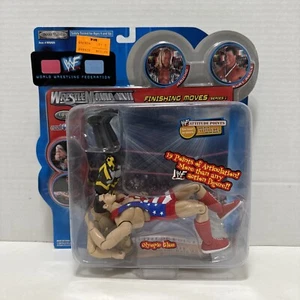 Jakks Pacific WWF WrestleMania XVII Finishing Moves Series 1 Jericho Kurt Angle - Picture 1 of 12