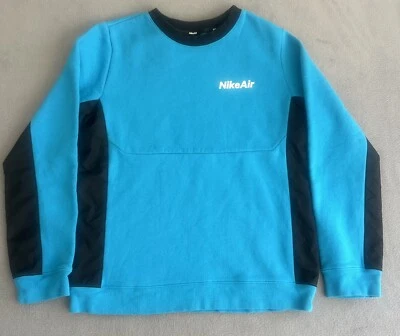 Boys Youth XL Nike Air Blue And Black Crewneck Pullover Sweatshirt - Image 1 of 4