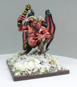Warhammer old world, 9th, realm chaos Orcus Grenadier, Lord Demon Prince Wings - Picture 1 of 4