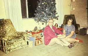 Árbol de Navidad con foto vintage - Imagen 1 de 2