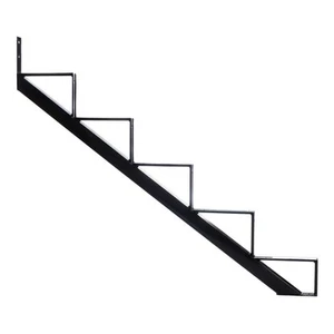 Cuerda de escalera de acero Pylex de 5 pasos negra de 7-1/2 pulgadas x 10-1/4 pulg. (1 escalera - Imagen 1 de 1
