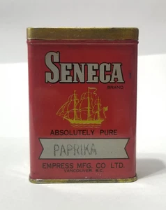 Vintage Seneca Spice Tin Vancouver BC Empress MFG Collectable Advertising - Picture 1 of 7