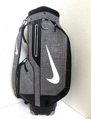 Nike Cart Carry Golf Sample Bag Charcoal Gray 6 Way 8 Pocket with Rain Cover New - Image 1 of 4