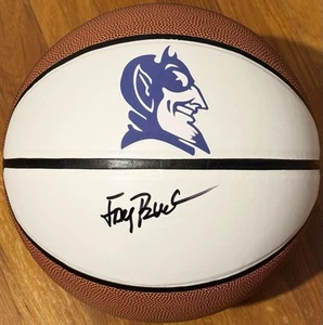Jay Bilas Signed Autographed Duke Blue Devils Logo Basketball JSA COA - Picture 1 of 3