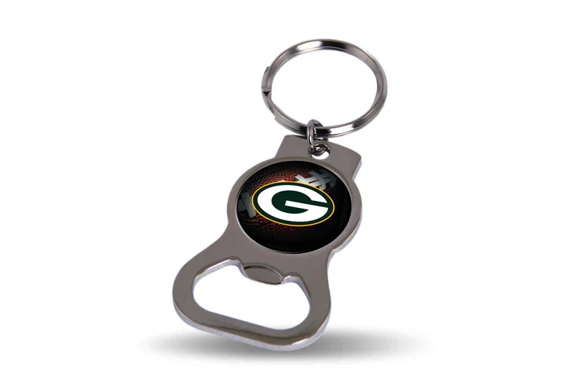 Green Bay Packers Key Chain And Bottle Opener - BOK3301 - Image 1 of 1