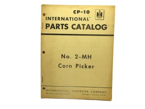 Catalogo ricambi IH Service Parts International Harvester CP-10 n. 2-MH raccoglitore mais - Foto 1 di 8