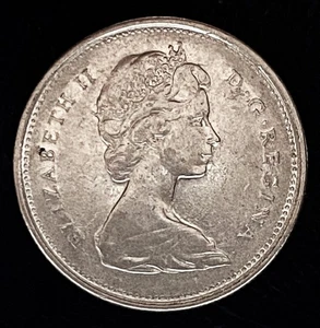 Canadá Canadian Caribú Quarter 1968 25 c Isabel II 50 % plata 5,83 g 1 - Imagen 1 de 2