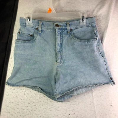 Pantalones Cortos Jean Bill Blass Mujer Talla 8 Azul Novio 28" Cintura Foto 1 de 4