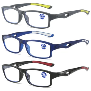 3PK Occhiali da Lettura Miopi Negativi Power Reader Miopia Occhiali Sportivi - Foto 1 di 21