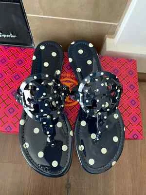 Sandalias de charol Tory Burch Miller talla 9 nuevas en caja Foto 1 de 4
