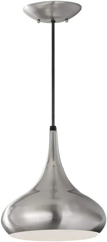 Feiss Beso 1 Light Mini Pendant in Brushed Steel P1253BS
