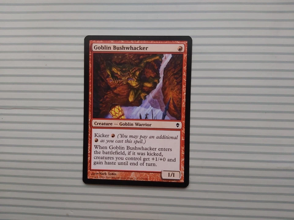 Magic: The Gathering - Zenikar ~ Common ~ Goblin Bushwhacker (EX) - Image 1 of 1