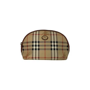 Borsa da toilette vintage anni '80 Burberry Nova Check - Foto 1 di 8