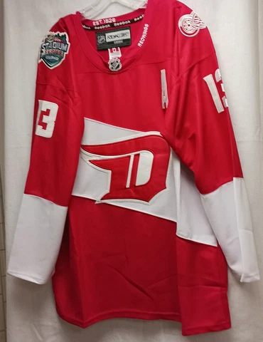 Detroit Red Wings NHL Hockey Jersey #13 Pavel Datsyuk Reebok NWOT Sz 54 Cover