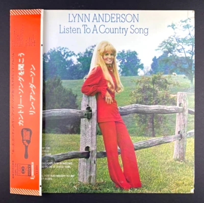 Lynn Anderson Listen To A Country Song Japan Import vinyl record LP 70s NM M- - Image 1 of 4