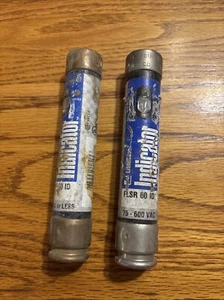 2x LITTLEFUSE 60A 75-600VAC Indicator Fuse FLSR 60 ID - Lot of 2 - Picture 1 of 1