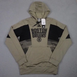 Boston Bruins Hoodie Mens Small Adidas Military Appreciation Salute To Service - Picture 1 of 12