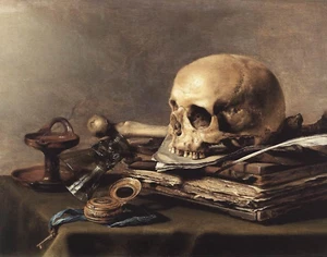 Print or Canvas - Vanitas. Still Life by Pieter Claesz - Picture 1 of 1